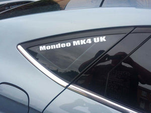 Mondeo MK4 UK Small Club Sticker