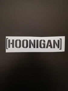 Hoonigan sticker - small
