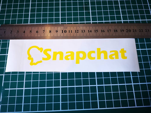 Snapchat names with logo - Image length will change if you have a shorter or longer name. Price is for 2 stickers