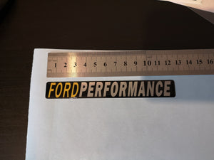 Small FORD PERFORMANCE gel badge