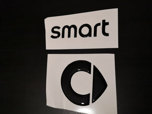 Smart car gel badges