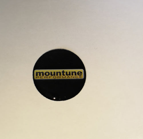 Mountune Performance Start button gel overlay