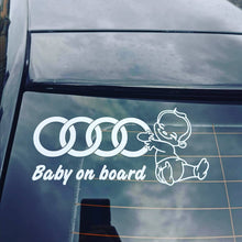 Load image into Gallery viewer, Audi Baby on board sticker