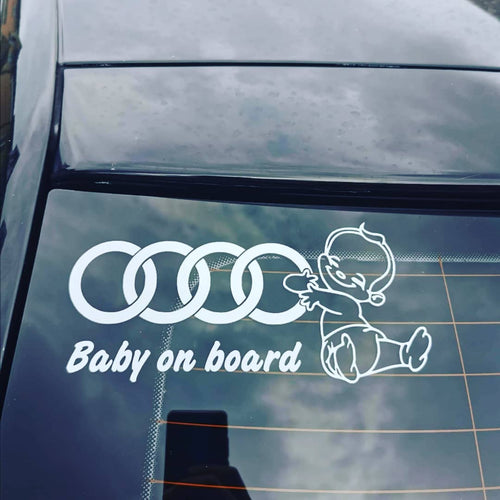 Audi Baby on board sticker
