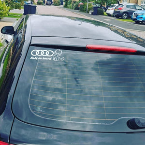Audi Baby on board sticker