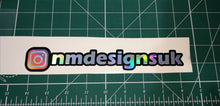 Load image into Gallery viewer, colour logo intagram gel sticker