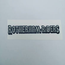 Load image into Gallery viewer, Rotherham Riders 10cm long sticker