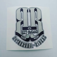 Load image into Gallery viewer, Rotherham Riders crest sticker 9cm high