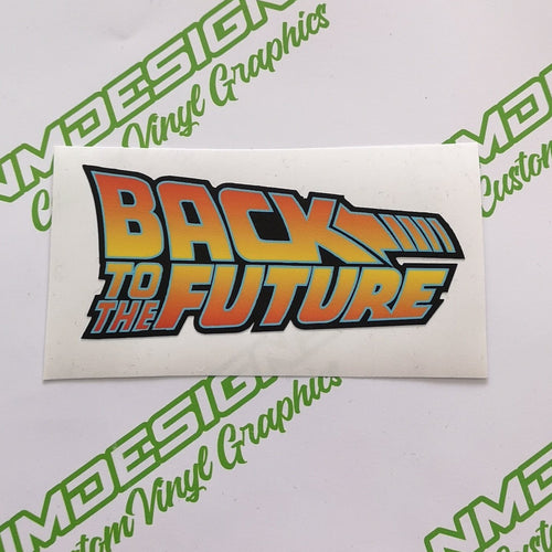 Back to the future sticker