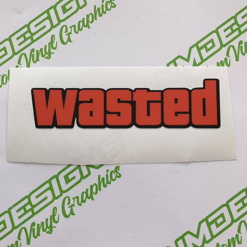 GTA Wasted sticker