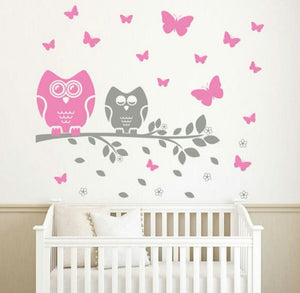 Nursery owl wall art