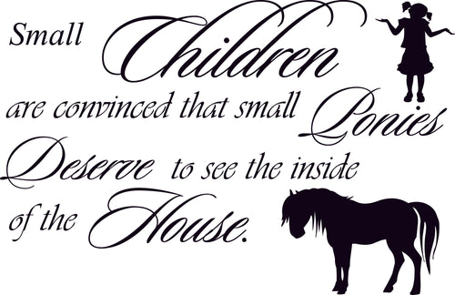 Small children ponies Wall art - 23