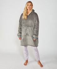 Load image into Gallery viewer, Oversized reversible Sherpa hoodie