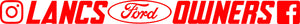 Lancs Ford Owners Sunstrip Writing